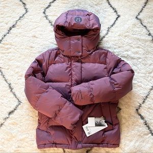 New with tag, Lululemon Wunder Puff in Heathered Plumful, size 6